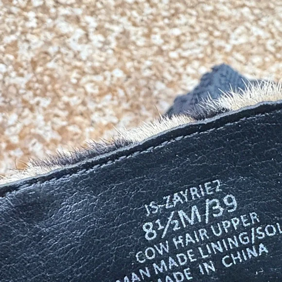 Jessica Simpson Zebra Print Ankle Boots - Picture 5 of 6